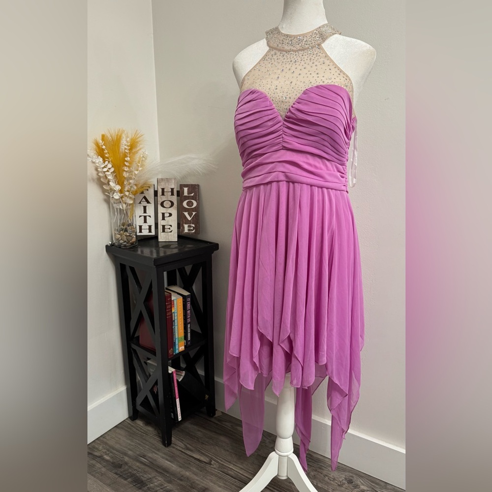 City Triangles Vibrant Pink Dress